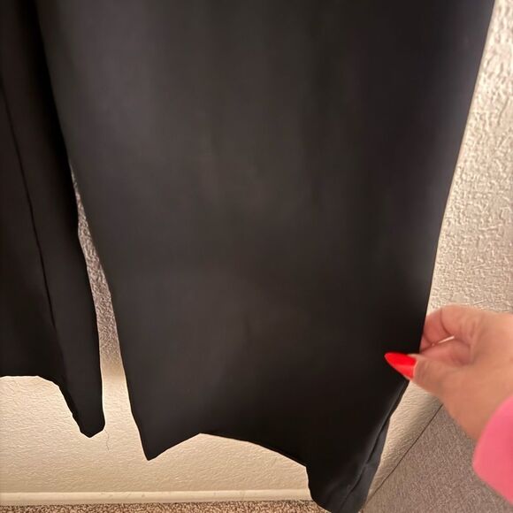 Zara Black Wide Leg Pants - Picture 2 of 8